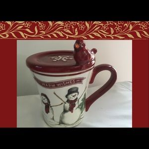 Covered Christmas mug